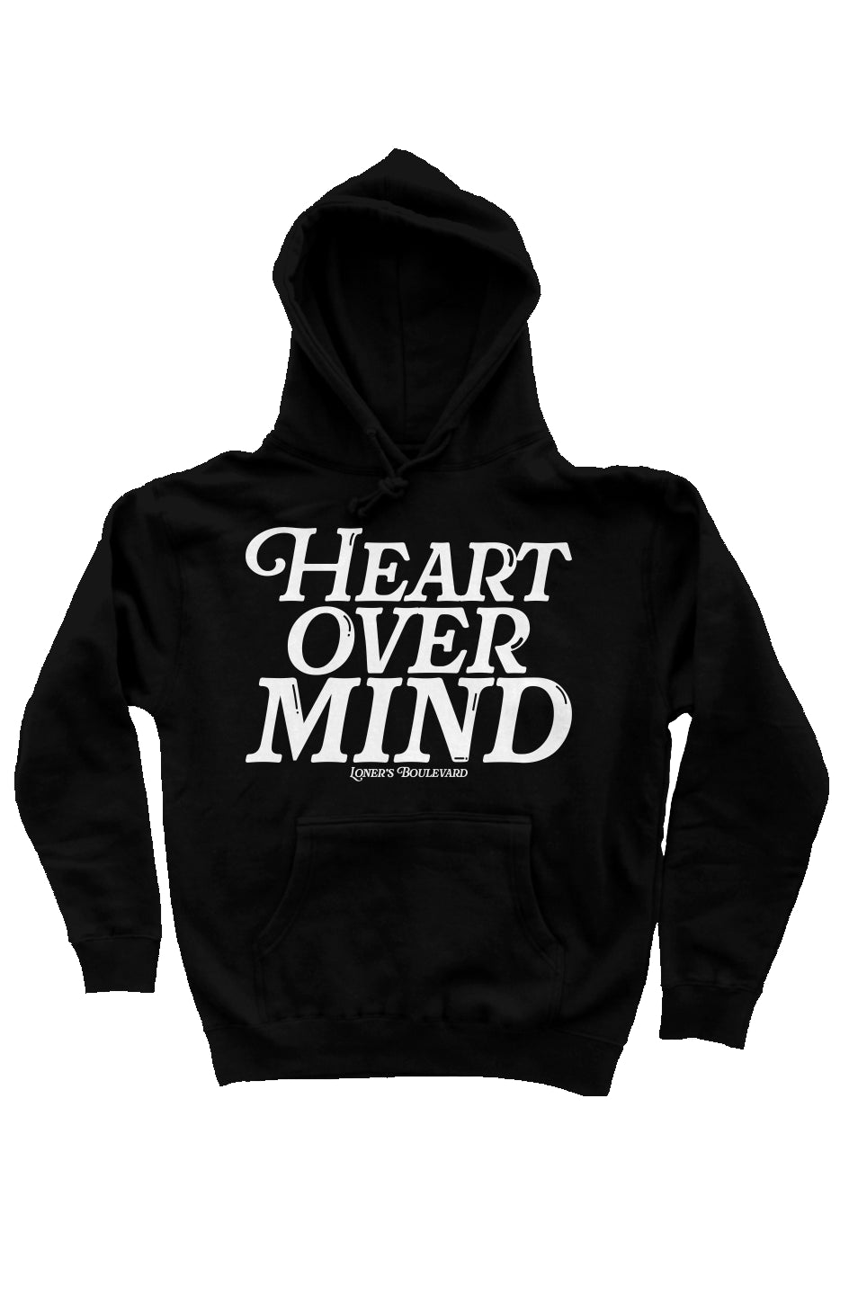 "Heart over Mind" Pullover-Hoodie