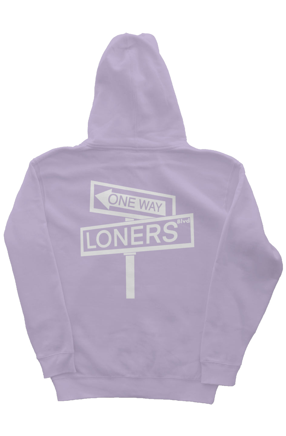 "Loners Blvd" Front-Back-Pullover-Hoodie