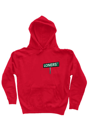 "Loners Blvd" Front-Back-Pullover-Hoodie