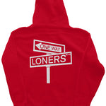 "Loners Blvd" Front-Back-Pullover-Hoodie