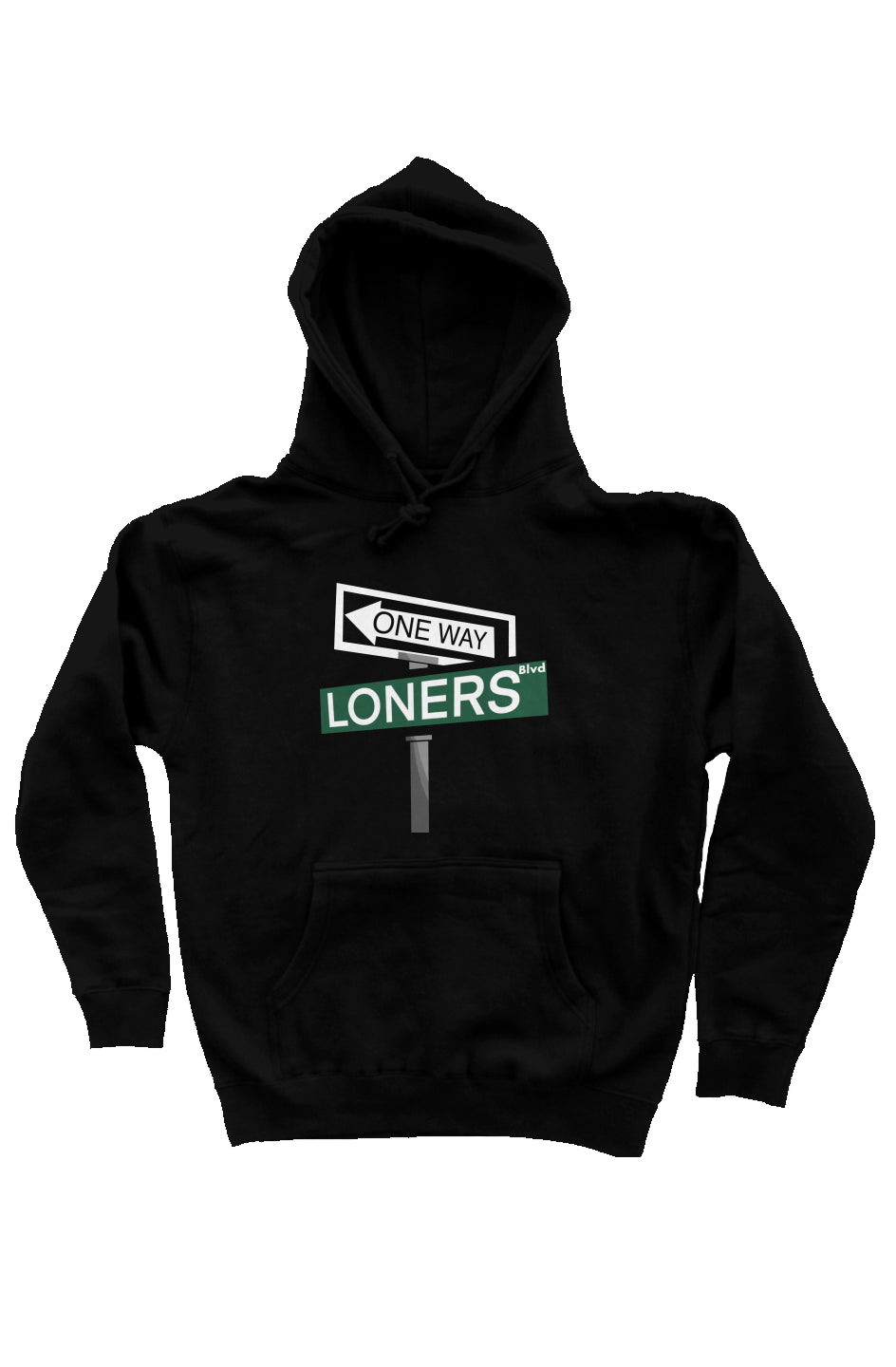 "One Way" Pullover-Hoodie