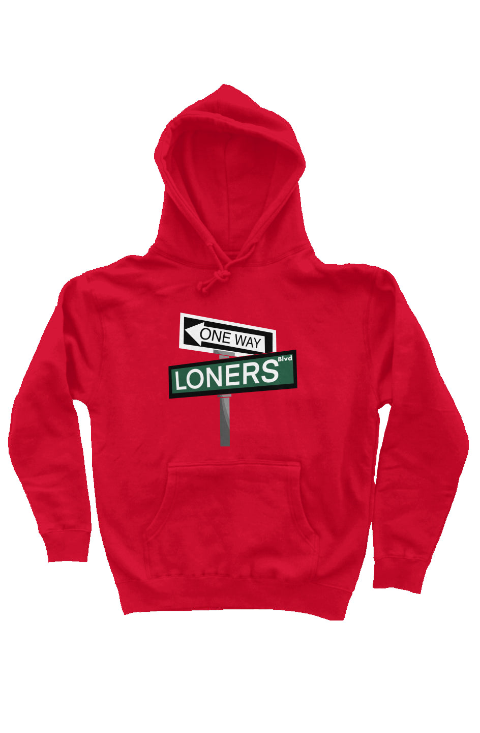 "One Way" Pullover-Hoodie