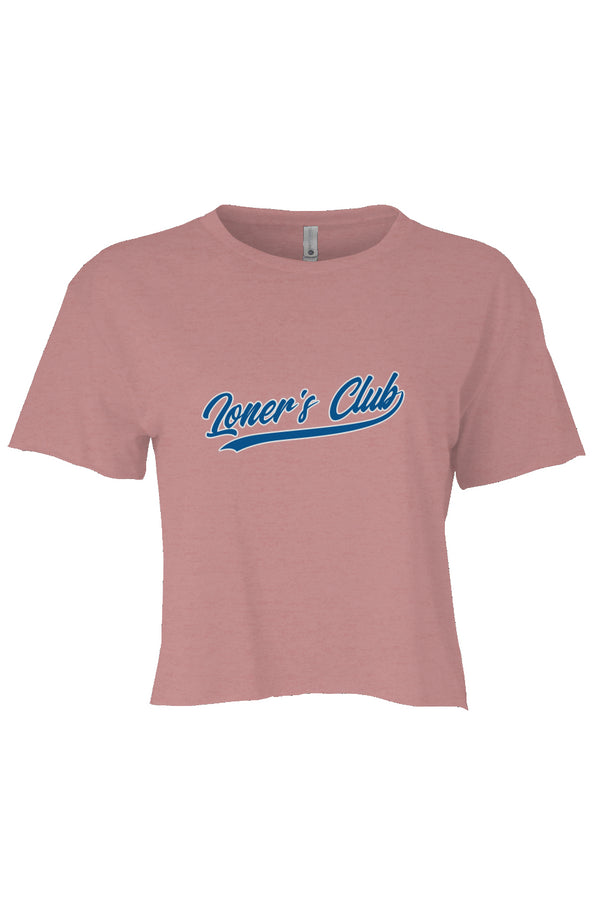 "Loners Club" Ladies-Crop-Top