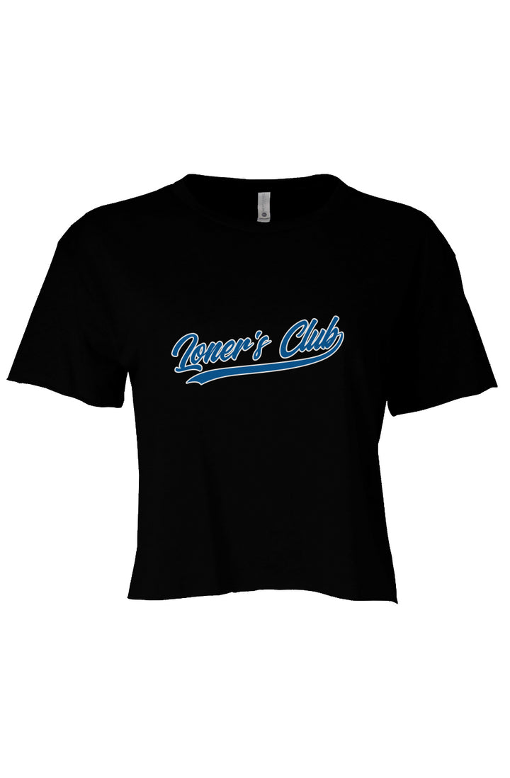 "Loners Club" Ladies-Crop-Top